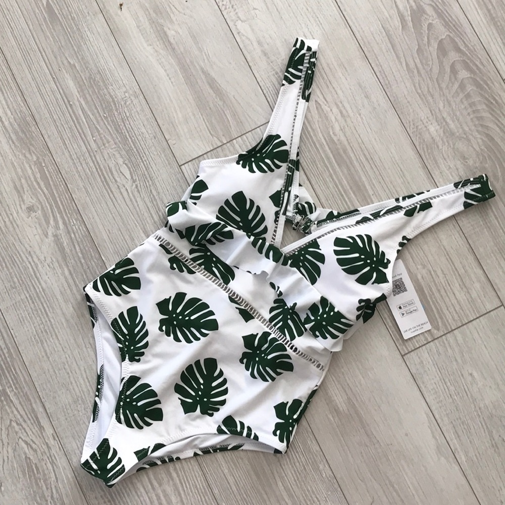 CUPSHE TROPICAL SWIMSUIT